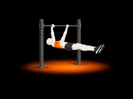 Front Lever illustration