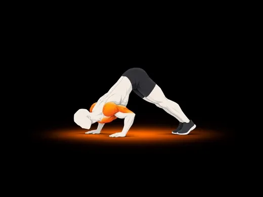 Pike Push-up illustration